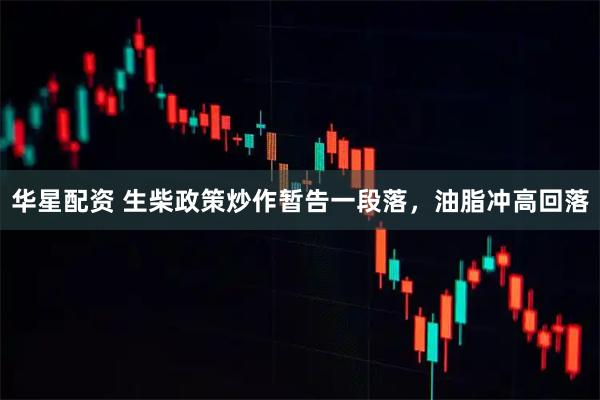华星配资 生柴政策炒作暂告一段落，油脂冲高回落